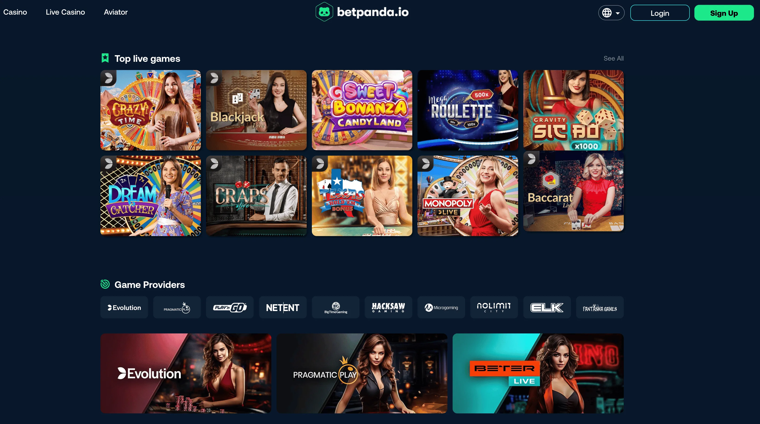 BetPanda - Anonymous High Roller Crypto Gambling Site