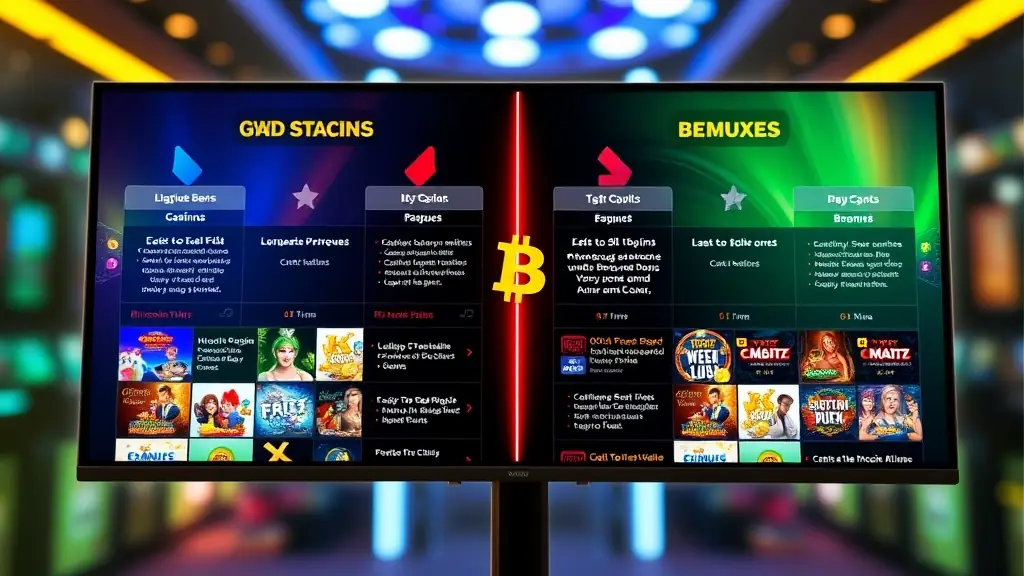 Comparison of the Best Bitcoin Casinos with Bonuses and Games in 2025