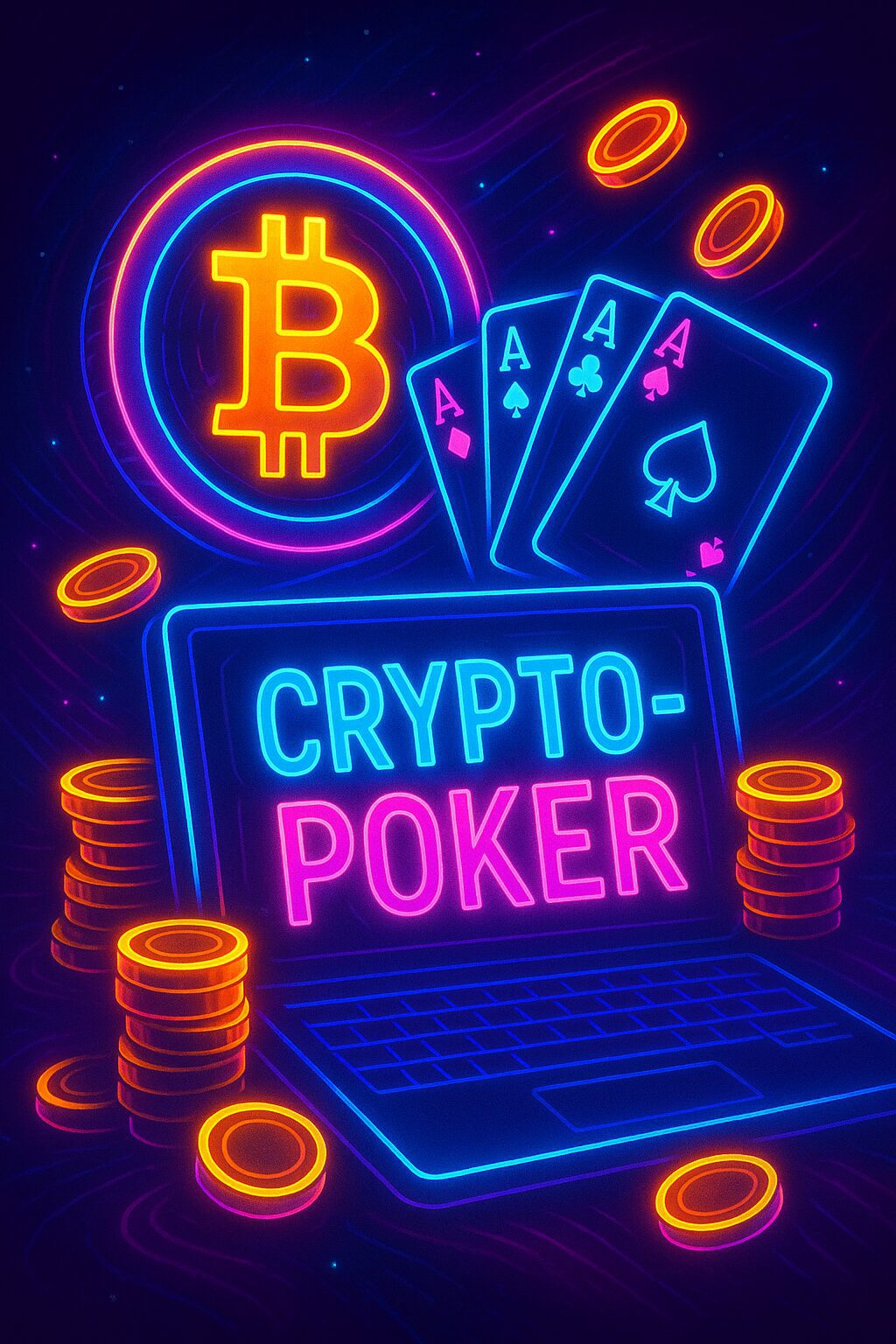 Bitcoin Poker Icon